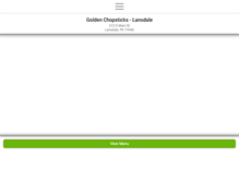 Tablet Screenshot of goldenchopstickslansdale.com